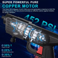 Portable Cordless Electric High Pressure Water Spray Gun Car Washer Cleaner Tool